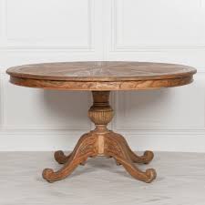 Hillsdale emerson 5 piece rectangle dining set. Rustic Wooden 149cm Round Dining Table Dining Room From Breeze Furniture Uk