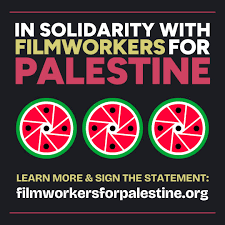 Film Workers for Palestine is a call by and for filmmakers and cinema  workers to stand for an end to genocide, and for a free Palestine.  Beginning with a statement of values,