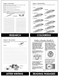 Owls In The Family Grades 4 To 7 Ebook Lesson Plan Rainbow Horizons