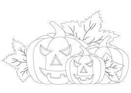 Carved pumpkin that is more familiar to be called as the jack o' lantern is an attribute that cannot be separated from halloween, a festive celebration that is always held in every 31st of october in every year. Free Pumpkin Coloring Pages For Kids