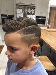 Boys haircut with lightning bolt design. #boyshaircut #roccorex
