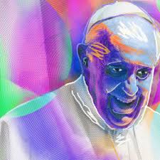 Pope Pop 9, Painting by Tony Rubino