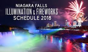 Niagara Falls Illumination Fireworks Schedule 2018 Niagara Falls Winter Light Festival Festival Lights