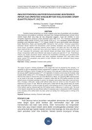Pengendalian persediaan (inventory control) pendahuluan salah satu fungsi manajerial yang sangat penting dalam operasional suatu perusahaan adalah pengendalian persediaan. 2