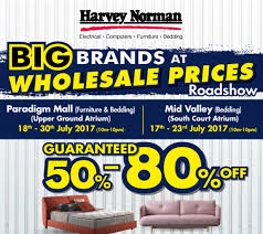 For the biggest range and the best deals in computers, electrical, furniture and bedroom, choose harvey norman. Harvey Norman Big Brands At Wholesale Prices Roadshow
