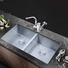 double bowl kitchen sink 304 stainless