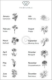 Gepersonaliseerde Geboortebloem Ring Aangepaste Sierlijke Ring Dagelijkse Statement Ring In 2020 Birth Flower Tattoos Birth Flowers Tattoos