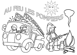 coloriage a dessiner bateau sam le pompier de maman coeur