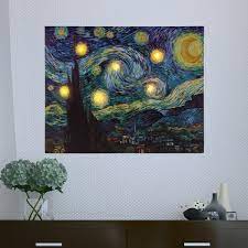 Each overlaping shade allows for reflection of the light, producing a. House Led Lighted Luminous Painting Canvas Picture Living Room Wall Art Us Home Decor Garden Poster