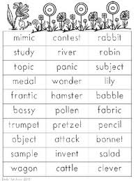 Let's change the world together. Multi Syllable Words Using Nonsense Words To Read 2 Syllable Words