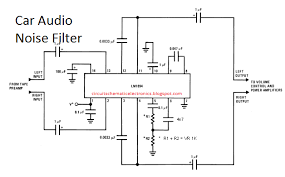 Car Audio Noise Filter Circuit Noise Filter Electronics Circuit Car Audio