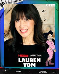 Good news, everyone! Lauren Tom is coming to Chicago! 🧪 Lauren joins her  Futurama castmates Billy West, John DiMaggio, Phil LaMarr (all days) and  Katey Sagal (Saturday and Sunday) at C2E2 for