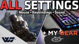 All My Settings Mouse Keybindings Sound My Gear Pubg Youtube