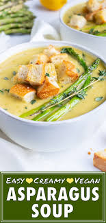 Cream Of Asparagus Soup Recipe Vegan Dairy Free Evolving Table Recipe In 2020 Cream Of Asparagus Soup Asparagus Soup Creamed Asparagus