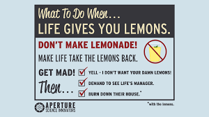 Take The Lemons Back Cave Johnson Of Portal Wallpaper Gambar Simpel Gambar