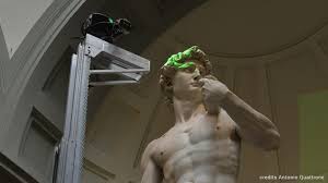 It is a 14.0 ft marble statue depicting the biblical hero david, represented as a standing male nude. Michelangelo S David And Its Twin Art News By Kooness