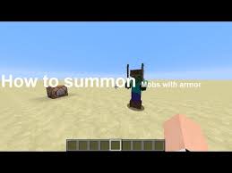 This is what i do have now } you could use those methods. How To Summon Mobs With Armor 1 11 Youtube