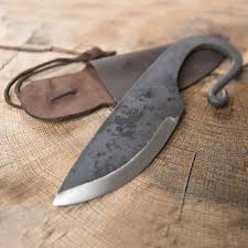 Couteau Viking Et Fourreau En Cuir Etui Couteau Cuir Couteau Fourreau Couteau