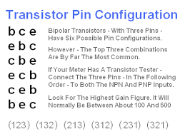 How To Identify A Bipolar Transistors Pin Configuration