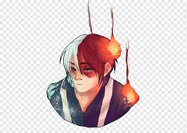 Some anime is super just because anime and manga have simplified color and bold linework doesn't mean you can't change. Drawing Anime 18 May Human Hair Color Shouto Todoroki Color Fictional Character Girl Png Pngwing