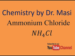 Ammonium chloride is an inorganic compound with the formula nh4cl and a white crystalline salt that is highly soluble in water. What Is The Molecular Formula For Ammonium Chloride Chemical Formula Chemistry Youtube