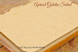 Apricot Gelatin Salad Recipe Gelatin Salad Gelatin Recipes Delicious Holiday Desserts