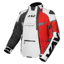 LS2 X-MASTER MAN JACKET BLACK GREY RED JAKNA