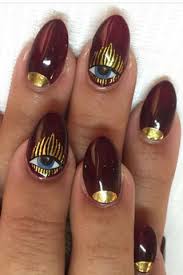 25 photos of burgundy nail designs for