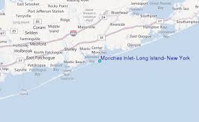 Moriches Inlet Long Island New York Tide Station Location