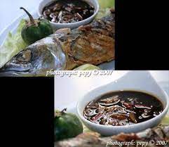 Sambal Kecap Petis Grilled Mackerel Indonesian Food Fried Tofu