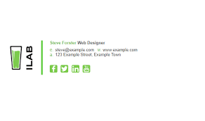 This Is A Professional Email Signature Example Email Signature Design Professional Email Signature Email Signature Generator