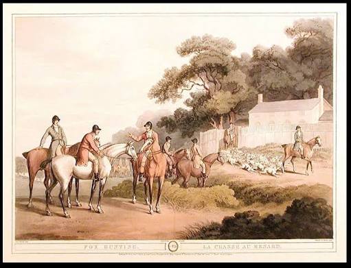 Fox Hunting. La Chasse au Renard by ORME, Edward (publisher) - After Samuel HOWITT (1756-1822): (1807) Art&nbsp;/&nbsp;Print&nbsp;/&nbsp;Poster | Donald A. Heald Rare Books (ABAA)
