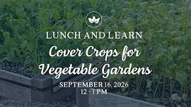 Lunch & Learn: Cover Crops for Vegetable Gardens