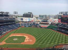 Along the 3rd base line. Nationals Park Section 419 Home Of Washington Nationals