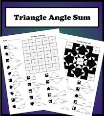 Triangle Angle Sum Theorem Worksheets Teaching Resources Tpt