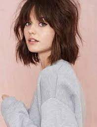 93 Inspirational Medium Length Hairstyles With Bangs 2020 Medium Hair Styles Short Hair With Bangs Messy Hairstyles