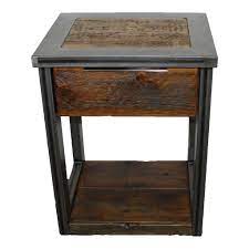 Shop cdi furniture industrial nightstand online at macys.com. Modern Industrial Nightstand With Reclaimed Wood Four Corner Furniture Bozeman Mt