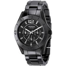 Fossil Ceramic Ladies Watch Ce1003 Black Watchshop Com