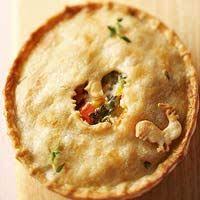 Chicken Alfredo Pot Pies Recipe Food Recipes Food Cooking Recipes