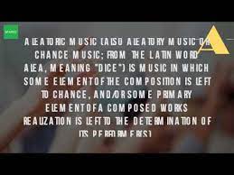 Check spelling or type a new query. What Is A Chance Music Youtube