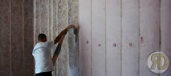 A single sheet of drywall is an inefficient sound insulator. Drywall Construction Drywall Insulation Drywall Repair