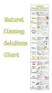 Natural Cleaning Solutions Chart