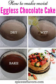 One Bowl Chocolate Cake Eggless Chocolate Cake Recipe Cake Recipes Without Milk Chocolate Cake Recipe Moist Chocolate Cake Recipe Without Eggs