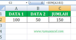 Cara Mudah Menggunakan Rumus Penjumlahan Pengurangan Perkalian Dan Pembagian Di Microsoft Excel Untuk Pemula Belajar Microsoft Excel Perkalian