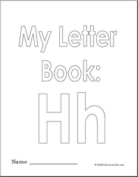 Letter coloring pages help reinforce letter recognition and writing skills. Coloring Pages My Letter H Coloring Book Abcteach