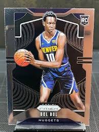 Cards shipped in sleeve with top loader in bubble mailer with tracking. 2019 Prizm Bol Bol 282 Base Value 0 99 99 95 Mavin