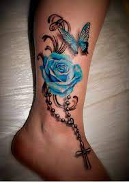 Rosery Butterfly Tattoo Rose Butterfly Tattoo Rose And Butterfly Tattoo Foot Tattoos Butterfly Tattoo