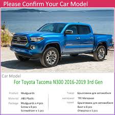 Toyota tacoma mud flaps подробнее. 4pcs For Toyota Tacoma 2016 2017 Front Rear Splash Guards Mudguards Mud Flaps Auto Parts Accessories Car Truck Parts