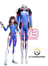 Overwatch D Va Customizable Anime Cosplay Costume Cs586