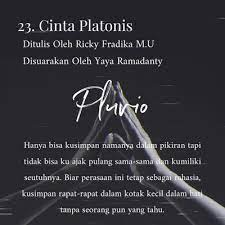 Ketidakmampuan untuk mengenali perbedaan dapat menyebabkan bencana. 23 Cinta Platonis By Pluvio A Podcast On Anchor